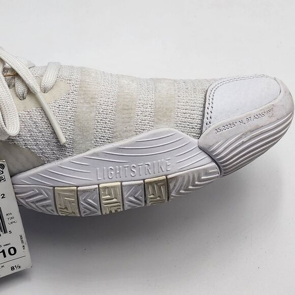 Adidas Trae Young 2.0 White Bash Basketball Sneakers Men's Size 9 NWT - Picture 12 of 12